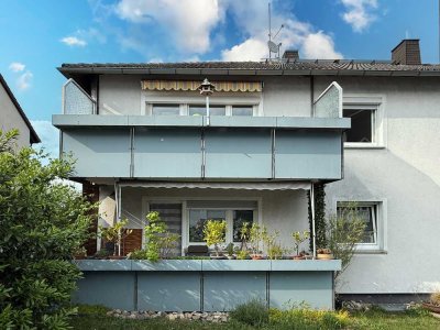 3-Zimmer-Wohnung mit Balkon u. Garage – charmante Substanz in sonniger Lage von Bleidenstadt