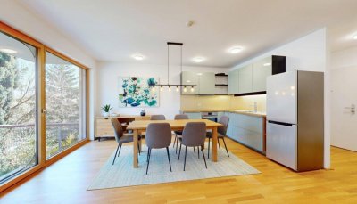 Moderne Wohnung mit Terrasse | 2 Zimmer | Garten | hoher Wohnkomfort | Nähe Schloss Enzesfeld