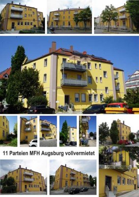 Provisionsfrei* Historisches 11 Parteien Mehrfamilienhaus in Augsburg Stadt, vollvermietetes Rendite
