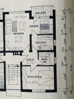 Gepflegte, helle 2,5-Zimmer-Wohnung mit Balkon in OS-Voxtrup zum 1.1.2026 zu vermieten
