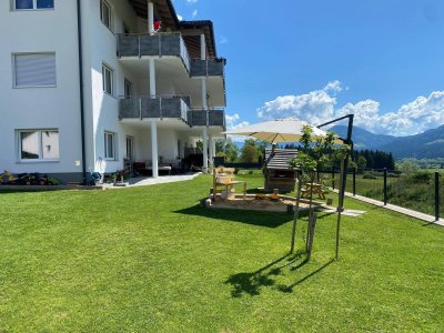 Barrierefreie 4-Zimmer Neubau-Erdgeschosswohnung mit Garten