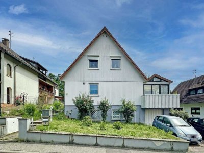 Neckargemünd/Mückenloch: Attraktives, freistehendes 1-2 FMH mit großem Garten in ruhiger Lage