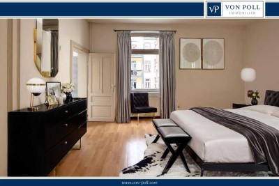 Einzigartige Zwei-Zimmer-Wohnung im Stilaltbau nahe Berger Straße