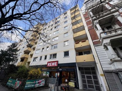 „Investmentchance“
Vermietete 1,5-Zimmer-Wohnung 
im beliebten Rheingauviertel