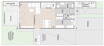 Modernes Wohnglück für Familien: Neubau-DHH mit Dachterrasse & High-End-Ausstattung