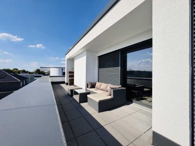 Penthouse mit umlaufender Terrasse und direktem Aufzug in Ihre Wohnung!
