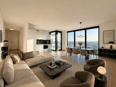 Axis Tower | 2-Zi.-Kapitalanlage im 14. OG mit Südterrasse & Stellplatz
