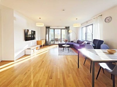Barrierefreie 2-Zimmer-Garten-Wohnung mit Wasserblick, EBK, Fußbodenheizung und TG-Stellplatz!