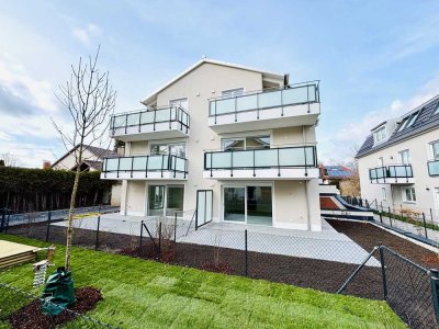 Bauvorhaben fertiggestellt- Traumlage Waldperlach - 3 Zi. EG-Wohnung, sonniger SW-Garten
