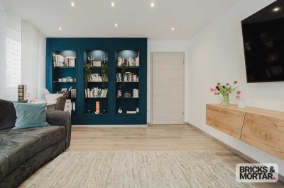 Wohnen mit Mehrwert – Stilvolle 3,5-Zimmer-Wohnung mit Terrasse & TG-Stellplatz