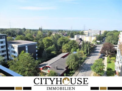 Cityhouse: Top Level, mit Aufzug und  Panoramablick über Hilden, in sehr gepflegtem Haus!