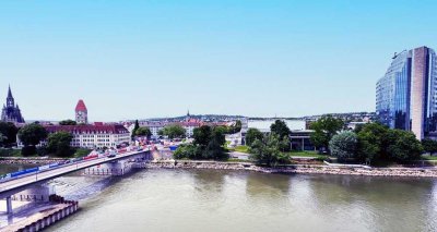 Panorama inklusive: 3,5-Zi.-Whg. mit einzigartigem Donau- und Münsterblick