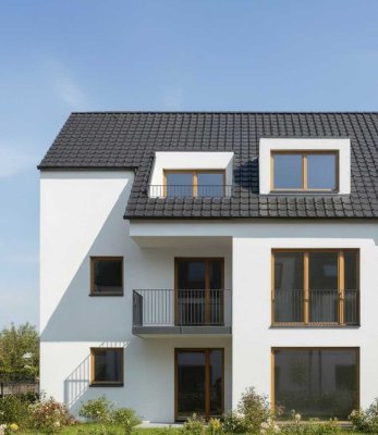 Neubau - Exklusive EG/OG/DG-Wohnung mit großem Garten/Terrasse - Wärmepumpe & PV - ruhige Lage