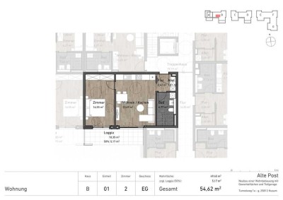Willkommen im Wohnquartier "Alte Post"  - Neubau von 107 Wohneinheiten