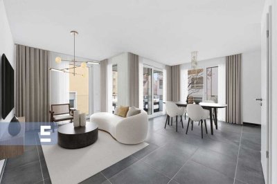Urbanes Wohnen: 2-Zimmer-Neubauwohnung in zentraler Lage