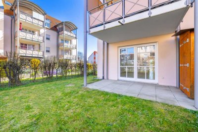 Gut geschnittene 2-ZKB-Erdgeschosswohnung mit Garten in ruhiger Lage in Kissing!