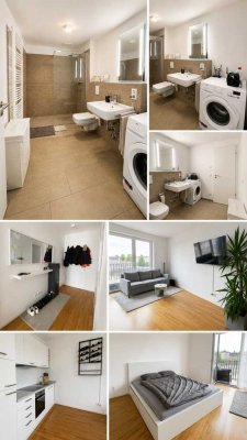 Moderne 1-Zimmer-Wohnung mit Balkon, Aufzug & Tiefgarage im Herzen von Leipzig