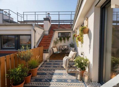 Großzügige Dachgeschosswohnung mit Stil &amp; Weitblick in Baden