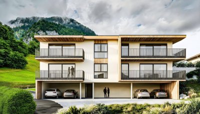 Neubauprojekt in erhöhter Lage am Ortsrand von St. Johann in Tirol