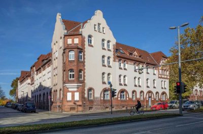 Helle 1-Zimmer-Dachgeschosswohnung in Kiel Gaarden-Ost