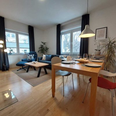 Sofort wohlfühlen: Möbilierte 2,5-Zimmer Wohnung im Fleyerviertel zu vermieten