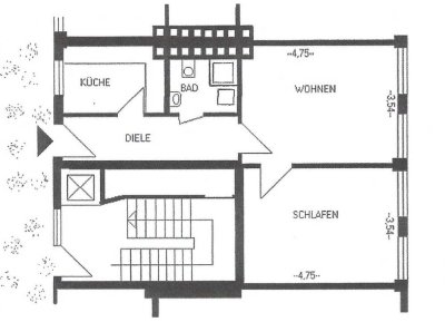 Erstbezug nach umfassender Modernisierung. 2,5-Zimmer-Woh. Aufzug, Rollator geeignet