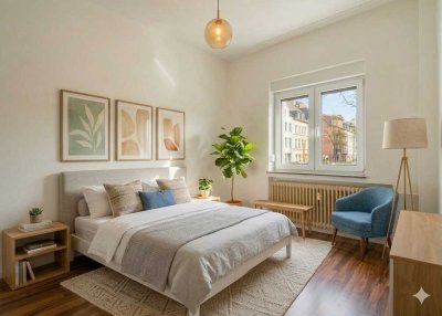 Bezugsfreie, modernisierte 2-Zimmer Wohnung zur Selbstnutzung oder als attraktive Kapitalanlage