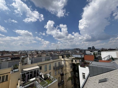 1030! Repräsentatives 4-Zimmer DG mit Terrasse &amp; Dachterrasse nahe Rochusmarkt!