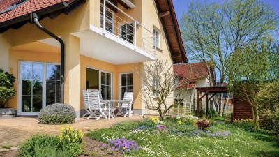 Gepflegtes Familienhaus mit Weitblick, Kamin und sonnigem Garten in Dresden-Lockwitz