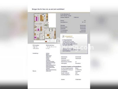 Tauschwohnung: Biete 4 Zi- Whg. gepflegtes Mehrfamilienhaus, mit Aufzug