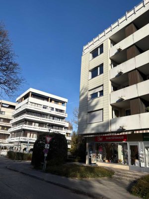 +GRÖBENZELL+ Großzügige 1-Zimmer-Wohnung, Süd-Loggia, zentrale Lage, S-Bahn 5 Min.+