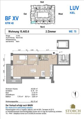 Attraktive 2-Zimmer-Neubauwohung mit großem Balkon im Baufeld XV KfW 40