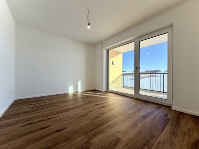 Neubau-Erstbezug: Helle 2-Zimmer-Wohnung mit Süd-Loggia
KfW-Effizienzhaus 40 QNG