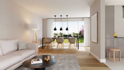 Provisionsfrei für Kaufende // "QUADRO-Haus" - halbe Doppelhaushälfte mit Südgarten und Dachterrasse