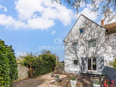 Familienfreundliches Reihenendhaus mit Südgarten und Dachstudio in Mehlem