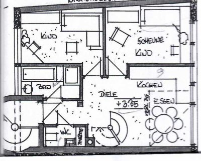 Helle 4-Zimmer-Galeriewohnung mit Dachterrasse in ruhiger Lage