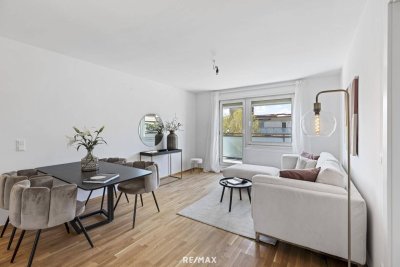 Dachgeschoss in bestem Zustand, 3,5 Zimmer in Ruhelage, große Terrasse.