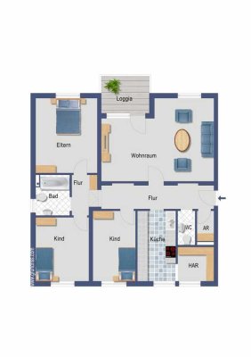 4-Zimmer-Wohnung zur Selbstnutzung