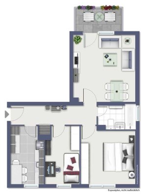 +++ Renovierungsbedürftige 2,5-Zimmerwohnung mit Balkon +++