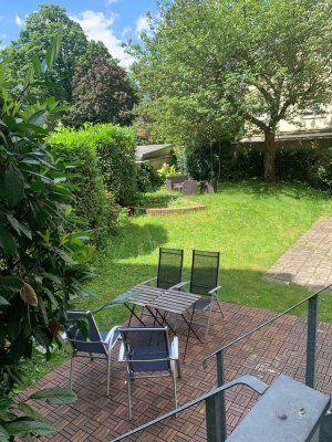 Florastraße, sanierte 3-Zi-Whg mit Gartenzugang und Terrasse im Garten