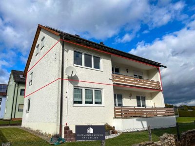 Helle 4-Zimmer-Wohnung mit Südbalkon, Garage und Garten in Schnaittenbach