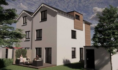 Neubau DHH mit Keller, A+, KfW 40, PV Anlage, Fußbodenheizung,  mit Grundstück zum Festpreis!