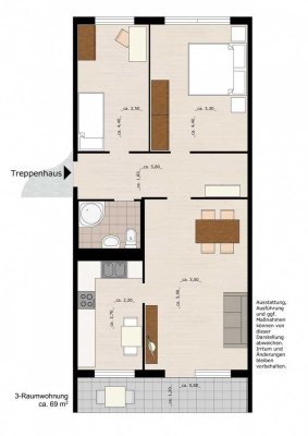 Charmante Wohnung mit Balkon