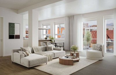 Urbanes Wohnen: 2-Zimmer-Neubauwohnung in zentraler Lage