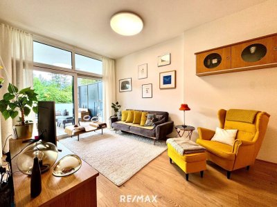 Hungerburg: Loftartige Designerwohnung mit Terrasse und Tiefgaragenstellplatz