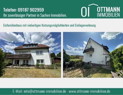 Einfamilienhaus mit vielseitigen Nutzungsmöglichkeiten