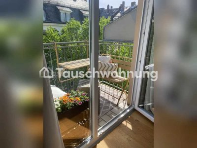Tauschwohnung: 3 Zimmer Wohnung mit Balkon in Sachsenhausen