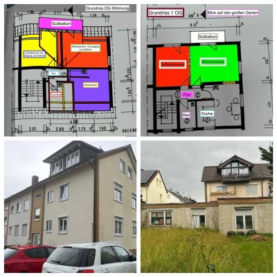 2/3 eines 3 Familienhauses mit grossem Garten in Radolfzell am Bodensee zu verkaufen