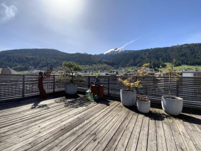 Maisonette-Penthousewohnung mit Traumterrasse - Sonnenlage - Zentrum Axams