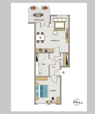 Moderne 2-Zimmer-Wohnung mit Balkon & Aufzug – Neubau in Münster